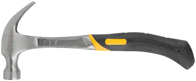 Молоток-гвоздодер Профи 32мм 570г цельнометал. FIT 44792