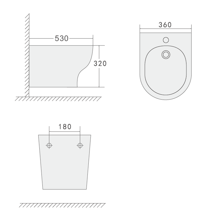 Унитаз подвесной FIORE Белый матовый c крышкой, функция Торнадо