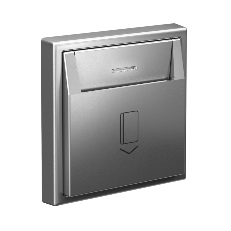 Выключатель карточный ArtGallery 10А без задержки времени быстрозажим. клем. сталь SE GAL000914S