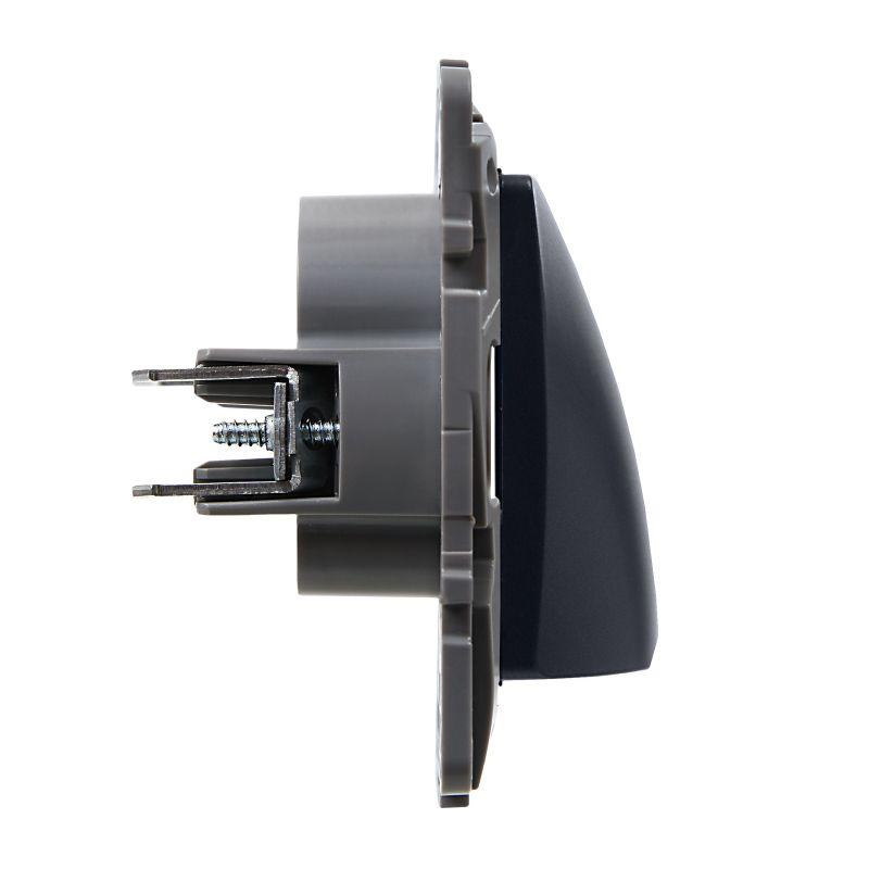 Вывод кабеля Etika IP21 антрацит IEK 672629