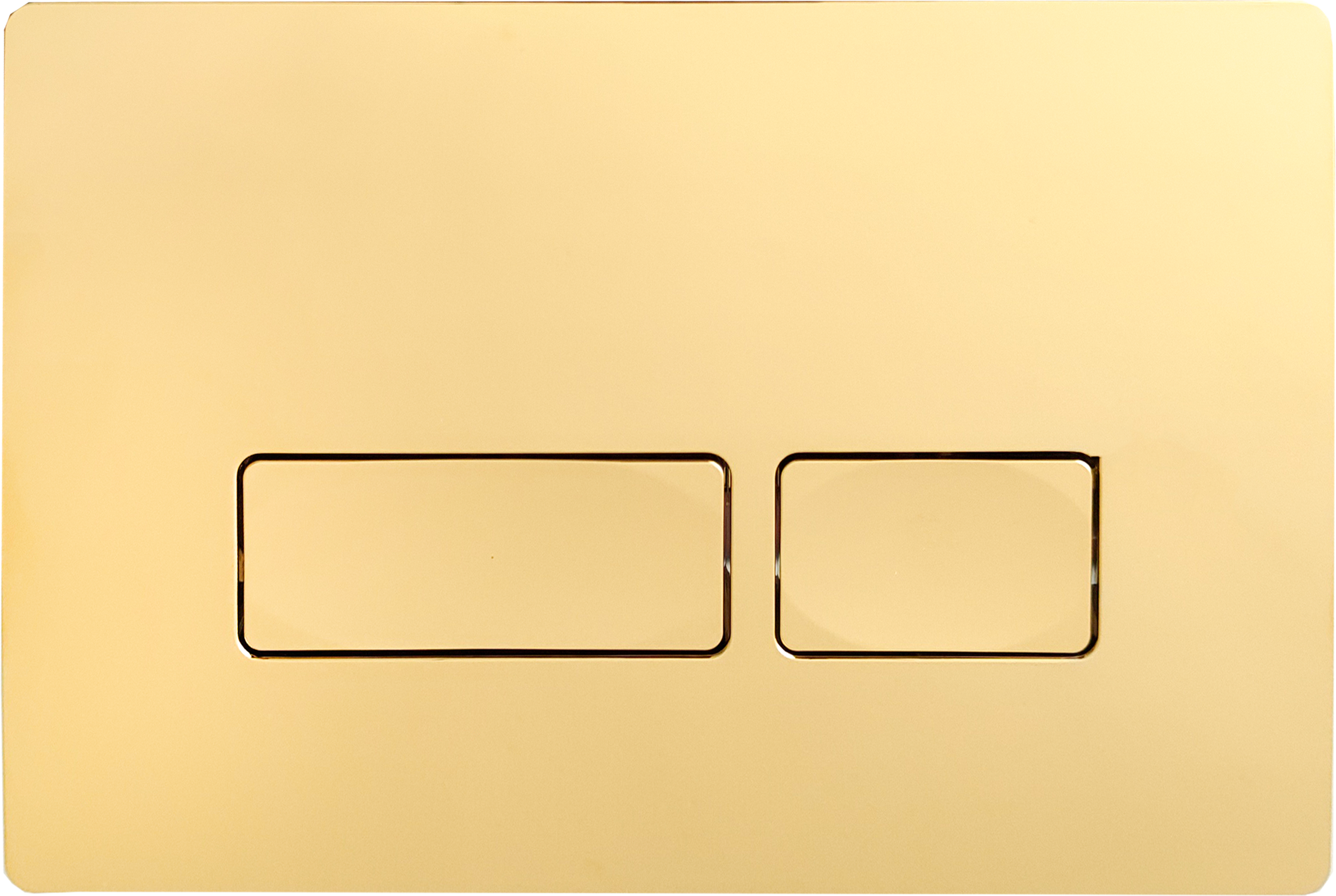 Кнопка CR02CG смыва для инсталляций Ceruttispa (шампань золотой, глянцевая)