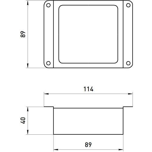 Светильник светодиодный SPO-646-3-4K-S6 36Вт 4000К 100х100 грильято домино компл. 6 кубиков+драйвер металлик (уп.6шт) Эра Б0062991