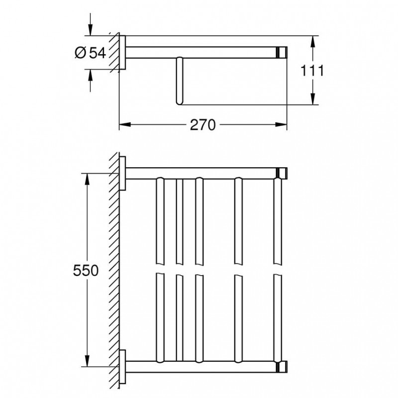 Полотенцедержатель Grohe Essentials 40800001