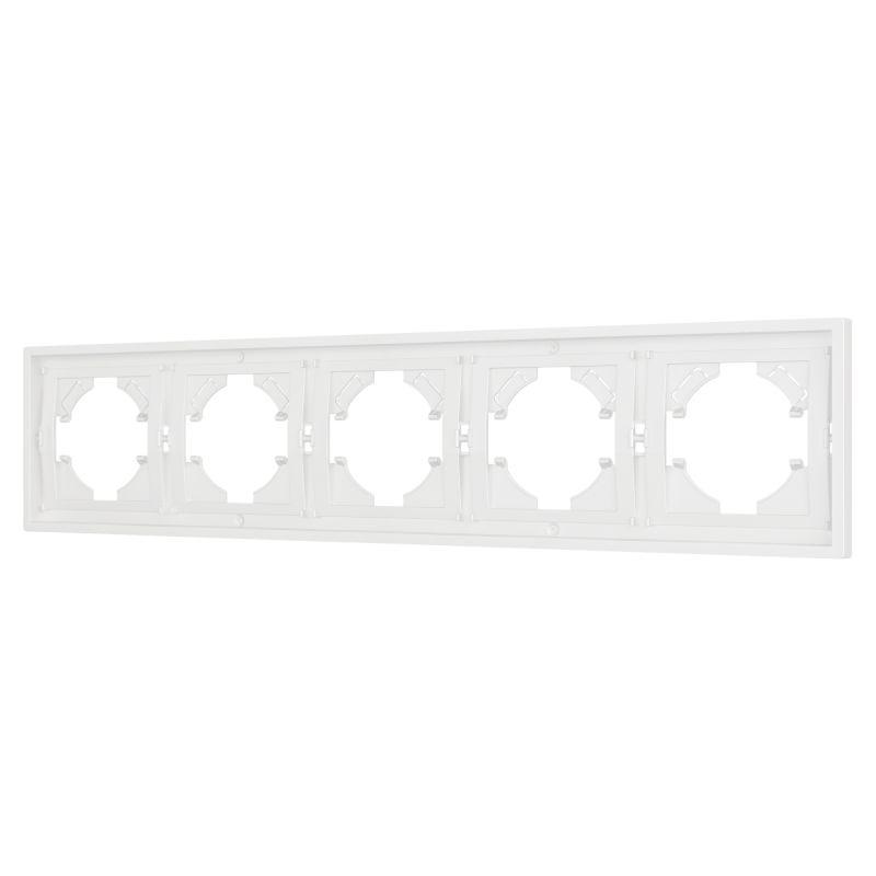 Рамка пластиковая FRM-TENDO-SFPL-5-WH Arlight 054660