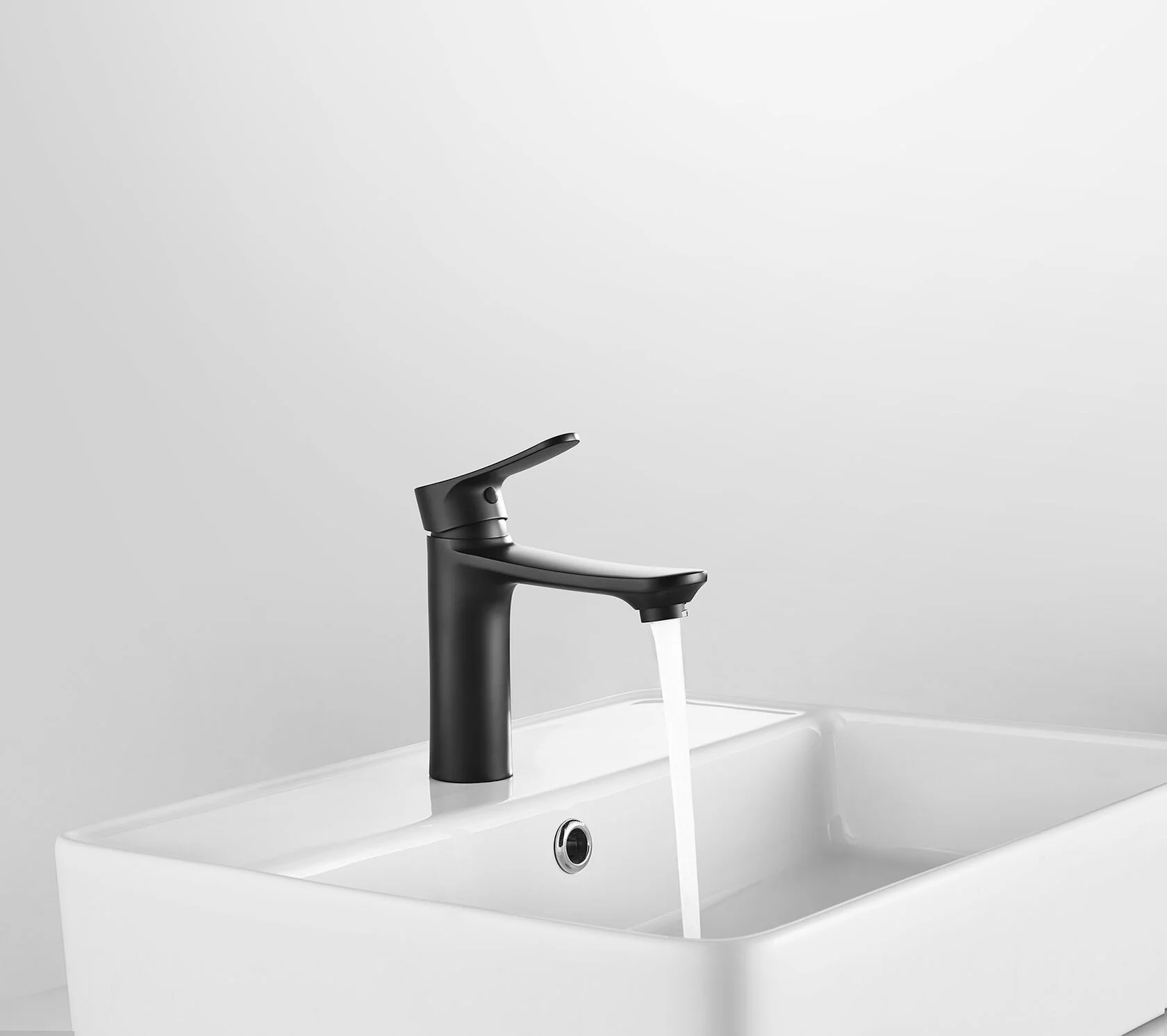 Смеситель для раковины ARROW AG4106MB, черный матовый