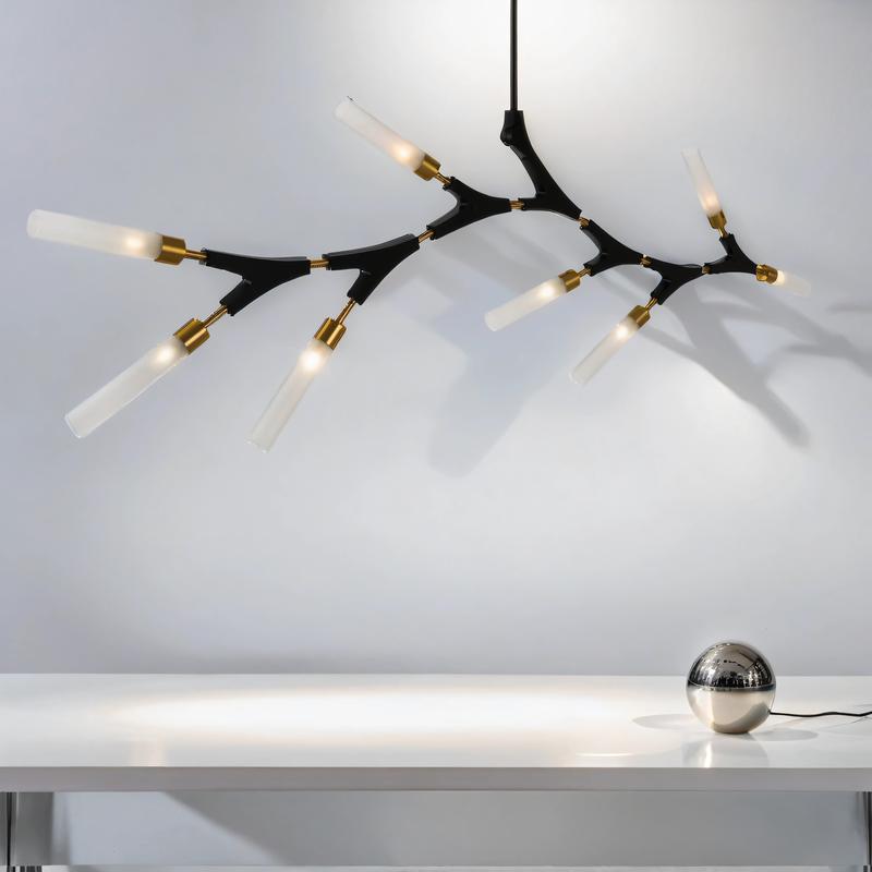 Светильник Crown 25Вт G9х8 IP20 подвесной Freya FR5213PL-08B