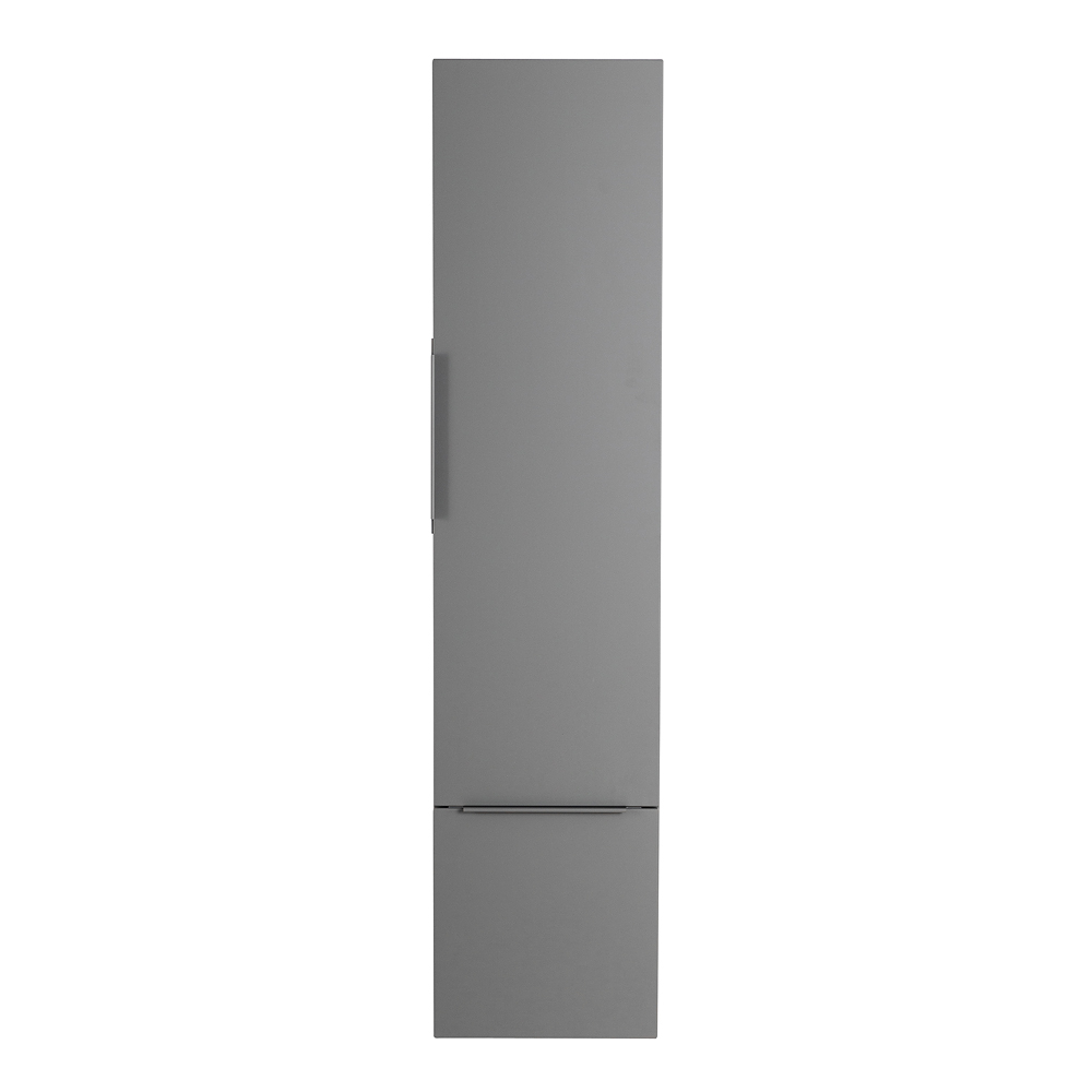 Колонна подвесная с распашной дверью, с зеркалом внутри, одним выдвижным ящиком, реверсивная CEZARES PREMIUM 55504 Grigio nuvola