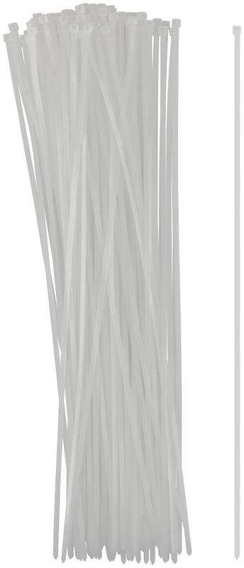 Хомут для проводов 4.8х500мм нейлон. бел. (уп.100шт) FIT 60380