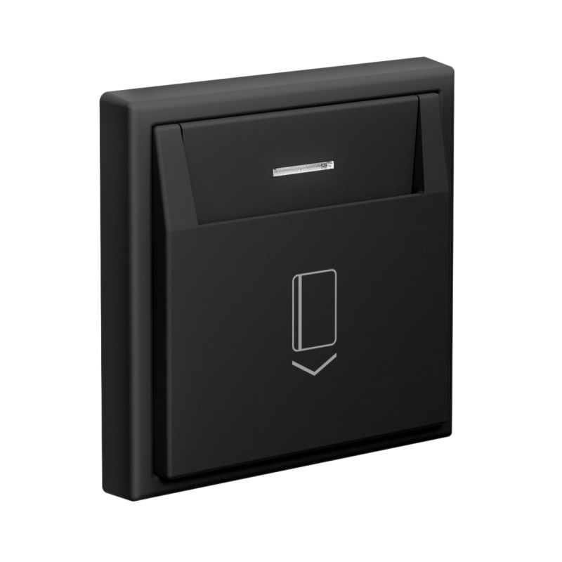 Выключатель карточный ArtGallery 10А без задержки времени быстрозажим. клем. карбон SE GAL001014S