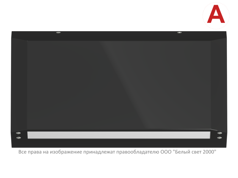 Светильник аварийный BS-CUSTOS-10-L2-24 V01 4000К Black Белый свет a32426