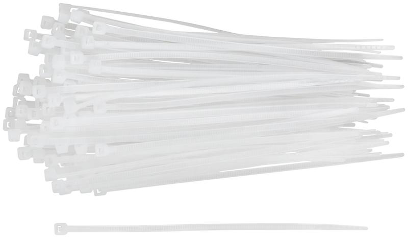 Хомут для проводов 120х2.5мм нейлон. бел. (уп.100шт) FIT 60412