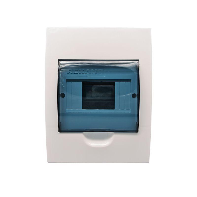 Бокс ЩРВ-П-6 IP41 пластик. бел. Rexant 11-0206