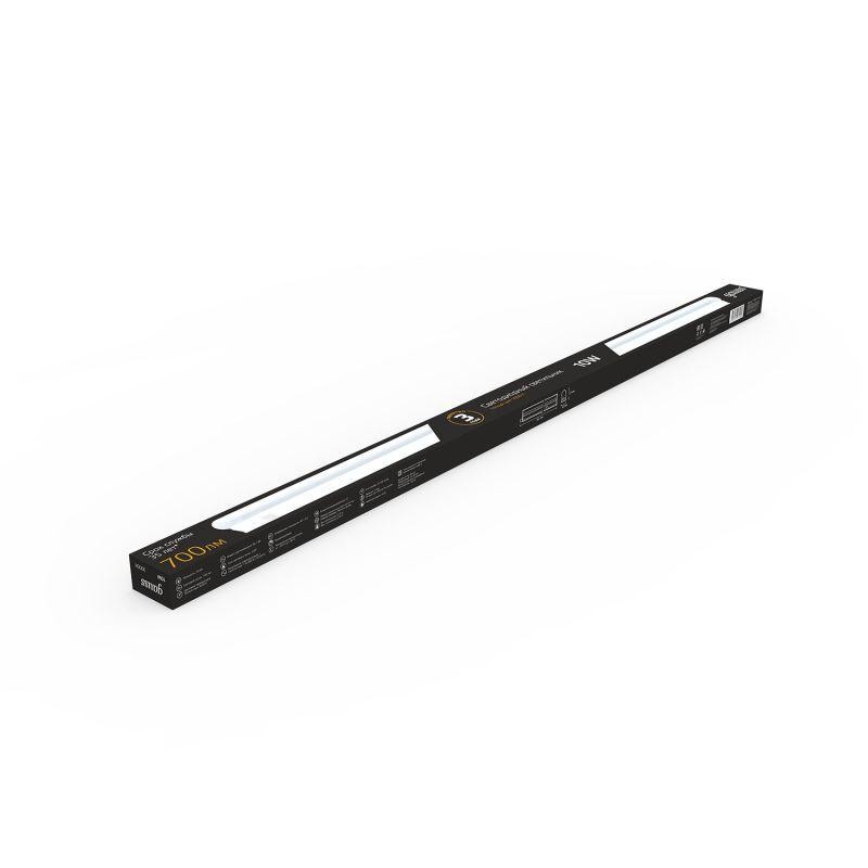 Светильник светодиодный Black 10Вт 3000К IP20 700лм 170-264В 561х22х38мм ДВО линейный накладной бел. GAUSS 130511110