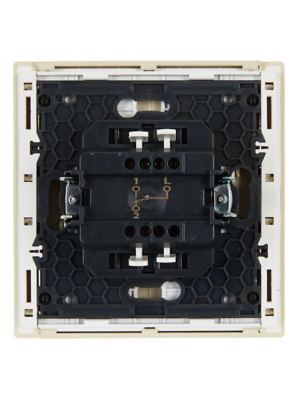 Выключатель проходной 1-кл. СП FORTE&PIANO 10А FP403 ваниль IEK FP-V12-0-10-1-K10