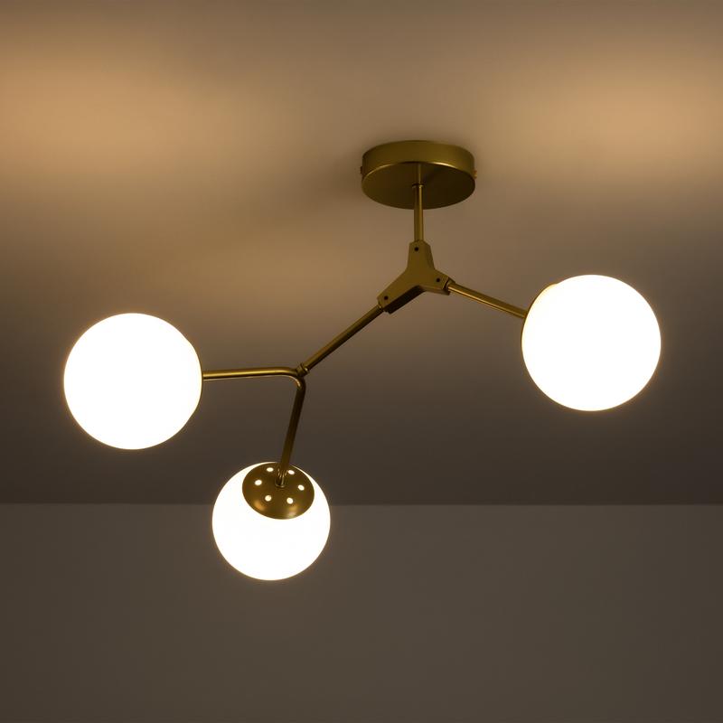 Светильник потолочный SkIP3х15Вт E27 IP20 Freya FR5497PL-03G