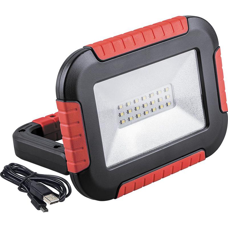 Прожектор-фонарь светодиодный аккумуляторный  10х40х25 10Вт 6400К 21хSMD2835 IP44 TL911 FERON 32725