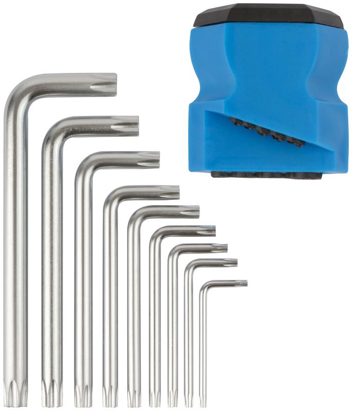 Ключ "звездочки" набор 9шт T10-T50 в пластиковом держателе MOS 64030М