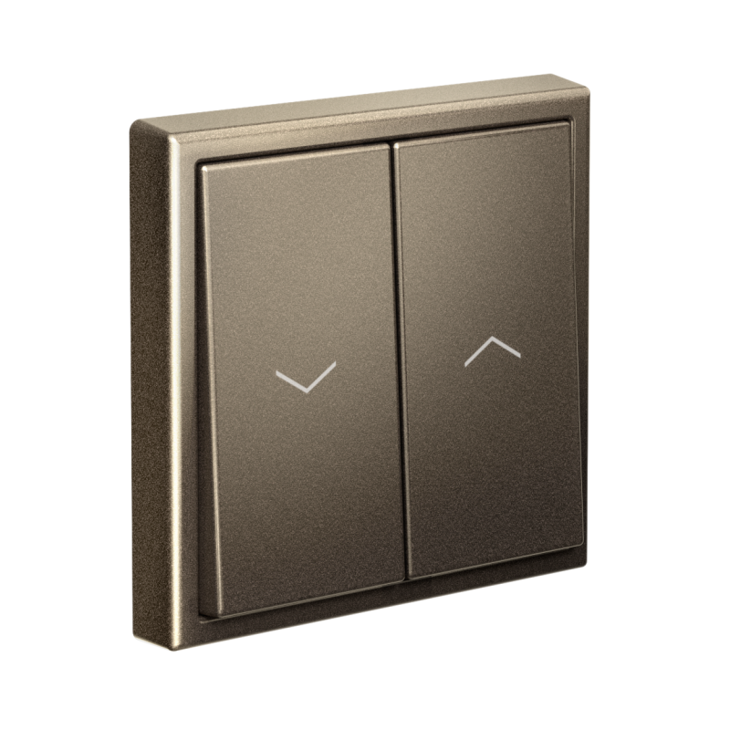 Выключатель для жалюзи 2-кл. ArtGallery 2х (сх. 4) 10А быстрозажим. клем. механизм мокко SE GAL000619S