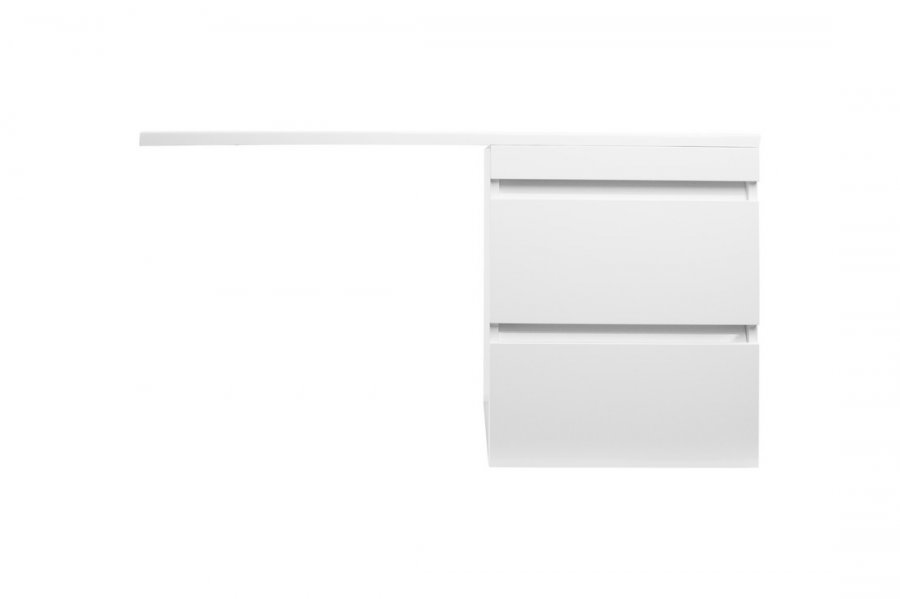 Тумба подвесная "Даллас 115", Люкс белый, PLUS