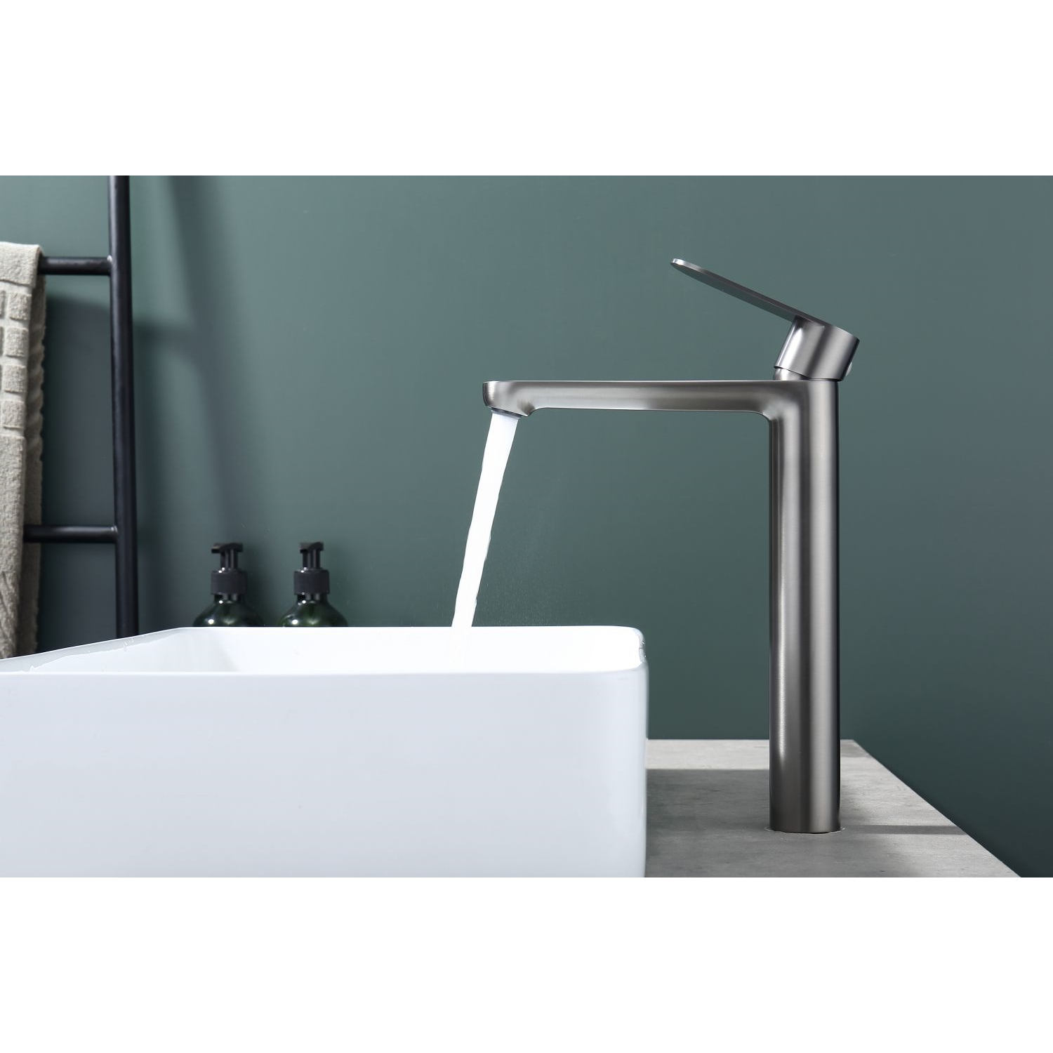 Смеситель для раковины Splenka S222.15.09, графит