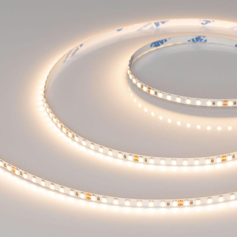 Лента светодиодная RT-A160-5mm 24V Warm 2700К 9.6Вт/м IP20 2835 открыт. (уп.5м) Arlight 037803