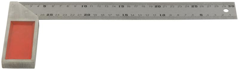 Угольник столярный рифленая шкала 300мм FIT 19454