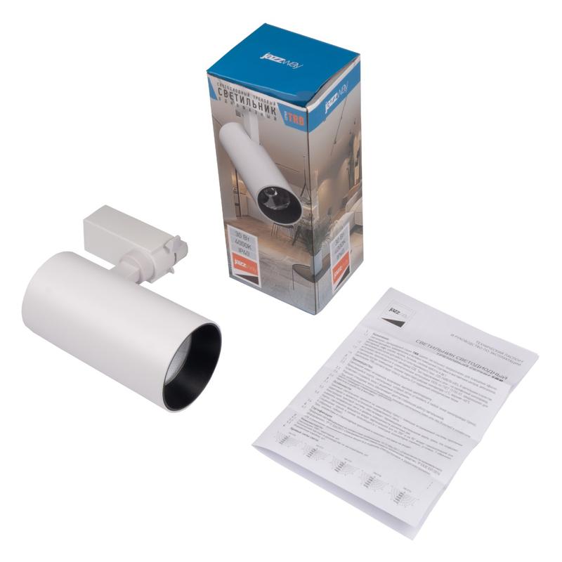 Светильник светодиодный трековый TRB 0730 30Вт 4000К 24град. WH IP40 1ф Pro JazzWay 5066298
