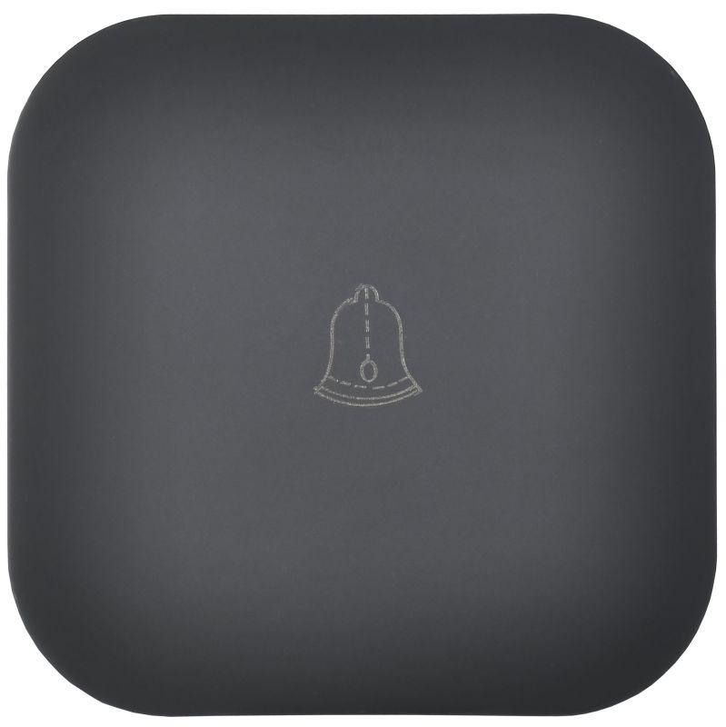 Выключатель 1-кл. ОП GLORY ВСс20-1-0-ХЧм 10А самовозврат. черн. матов. IEK EVH14-K02M-10