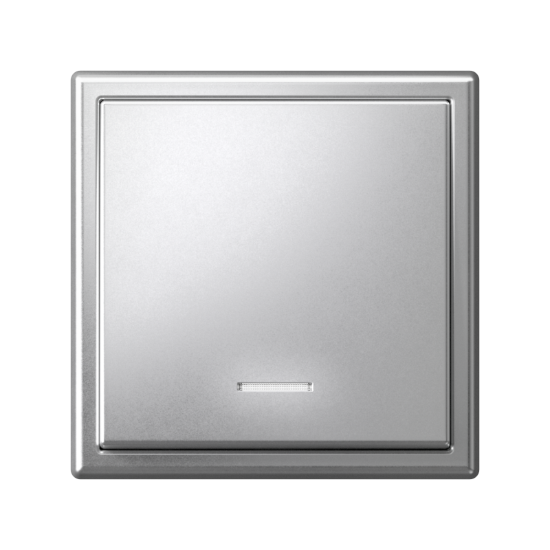 Выключатель 1-кл. ArtGallery 10AX с подсветкой быстрозажим. клем. механизм алюм. SE GAL000313S