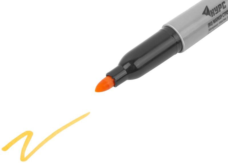 Маркер строительный перманентный желт. КУРС 04384