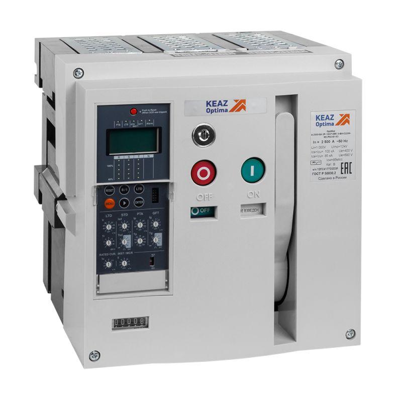 Часть подвижная выдвижного выключателя автоматического OptiMat A-1000-S2-3P-65-MP-MR8.0-C2200-M2-P04-S1-06 КЭАЗ 340766