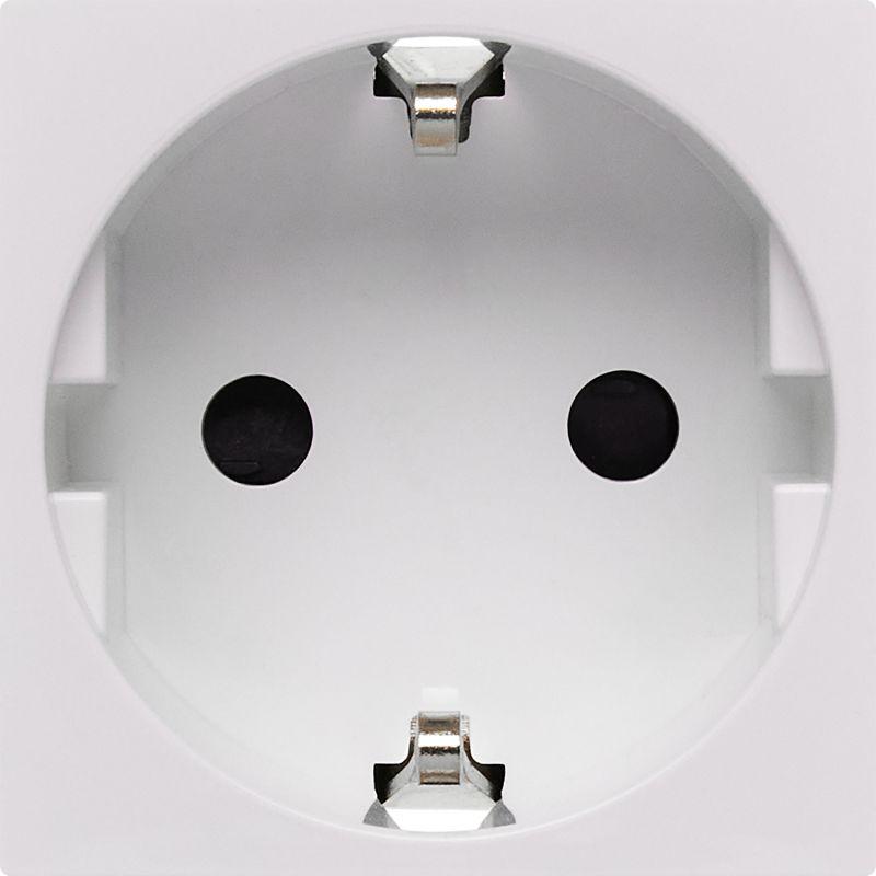 Розетка 2мод. 16А 250В 90град. с заземл. защ. шторки безвинт. зажимы бел. ИЭК Leg 4521055