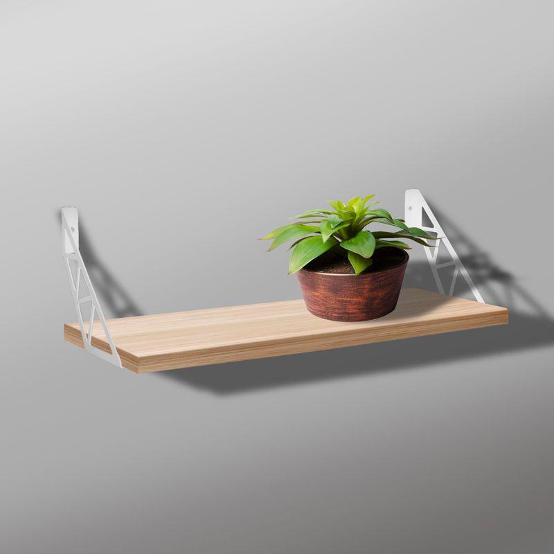 Кронштейн в стиле лофт для крепления полок настенный бел. Rexant 38-0681