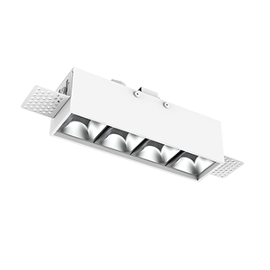 Светильник светодиодный DL-Box Reflect Multi 1x4 trimless 150х43х63 10Вт 4000К 35град.х75град. встраив. RAL9003 бел. диммер DALI VARTON V1-R0-00628-20D23-2001040