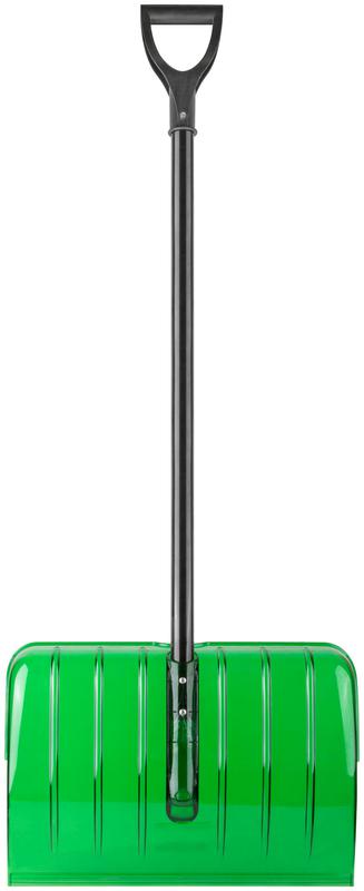 Лопата для уборки снега большая Профи 520х375х1350мм алюм. черенок; поликарбонат. FIT 68115