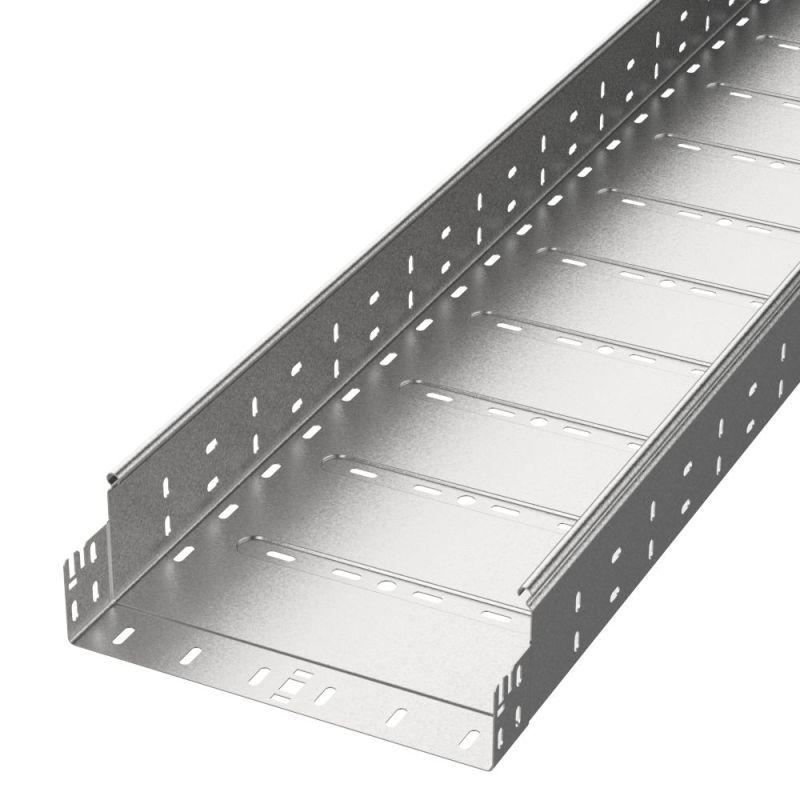 Лоток листовой перфорированный Профи 300х100 L3000 сталь 1.2мм Промрукав PR16.4836