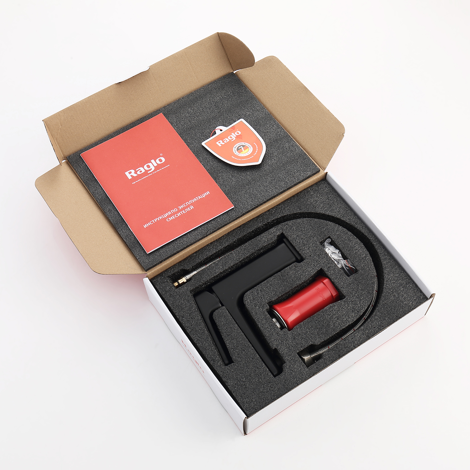 Смеситель для раковины Raglo R51.10.06, черный