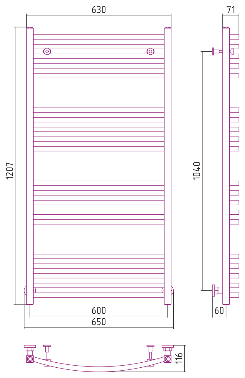 ДР АРКУС 1200х600 (Сатин) 071-0251-1260