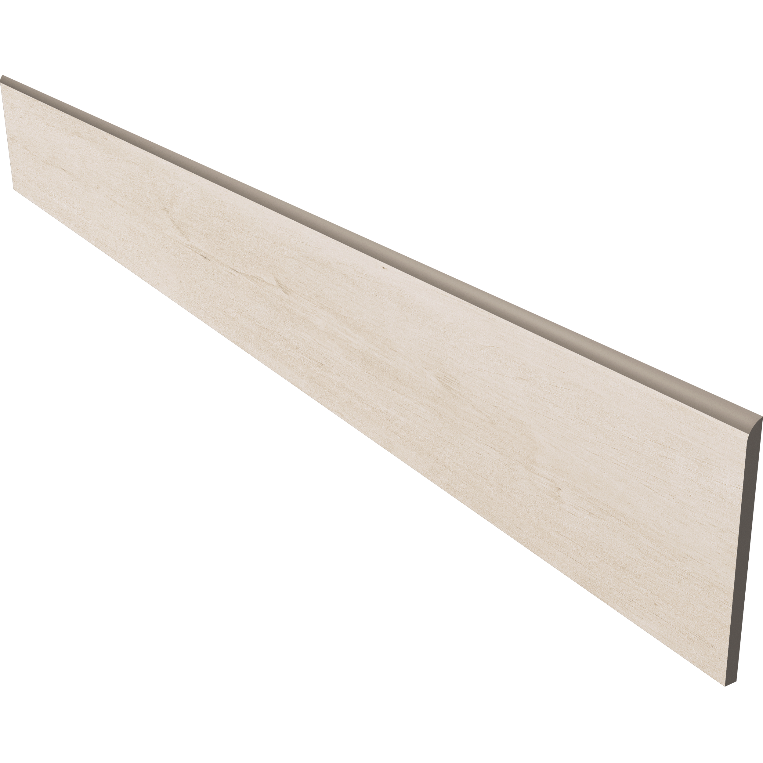 Плитка из керамогранита матовая Estima Softwood белый (Skirting/SF01_NS/7x60)