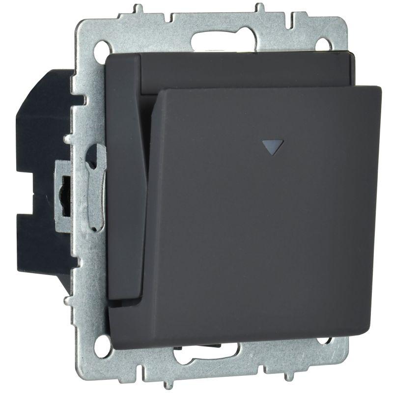 Выключатель карточный BRITE 30А ВС10-1-8-БрГ механизм графит IEK BR-V11-0-10-K53