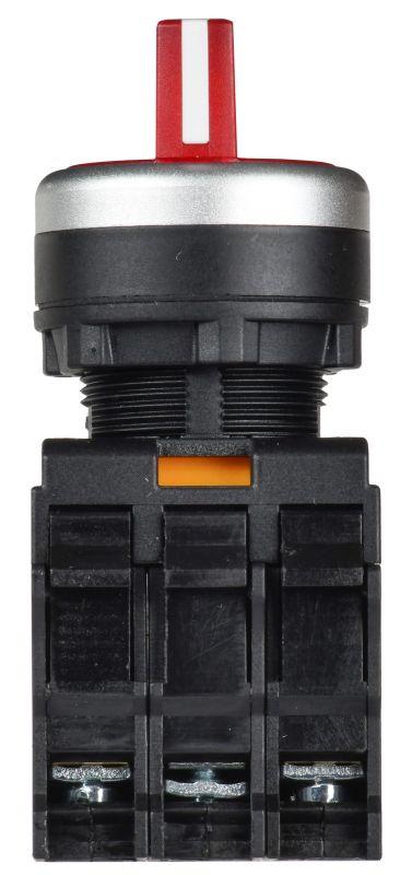 Переключатель 3 полож. 2НО с подсветкой красн. MASTER IEK MI-SW60-20XD-4-14-3-K04