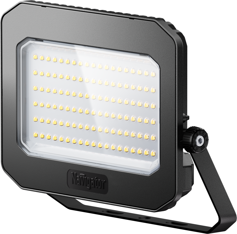 Прожектор светодиодный 95 636 NFL-04-100-6.5K-BL-D40-LED 100Вт 6500К IP65 10000лм черн. NAVIGATOR 95636
