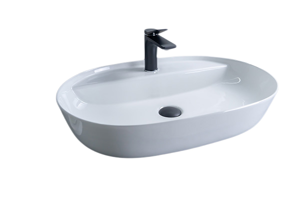 Раковина Gid D1346 51194 накладная белая 61x41x14