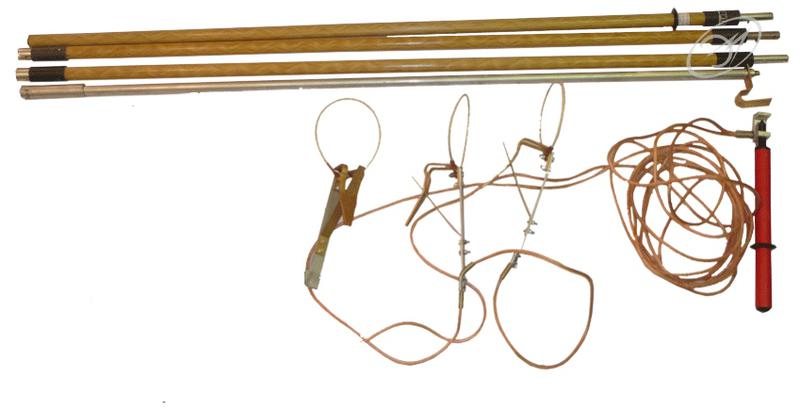 Заземление переносное для воздушных линий ЗПЛ-10Э К сечение 25мм с протоколом испытаний ЭЛЕКТРО ТРЕЙД ET-Z142-25-P