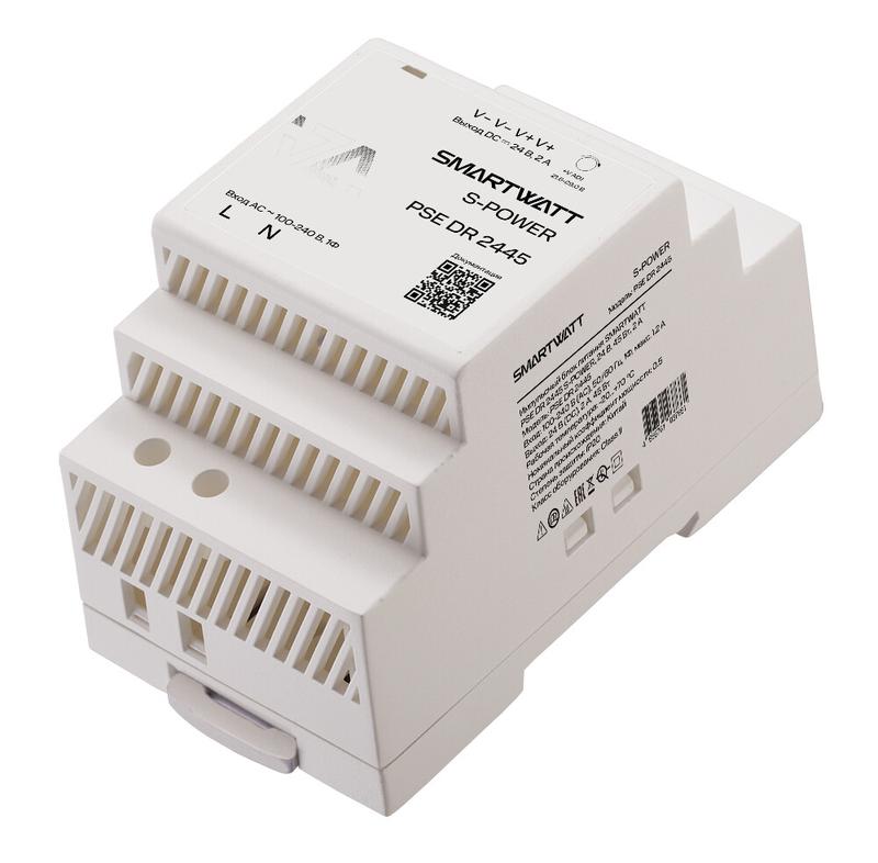 Блок питания импульсный PSE DR 2445 S-POWER 24В 45Вт 2А SMARTWATT 4512020450012