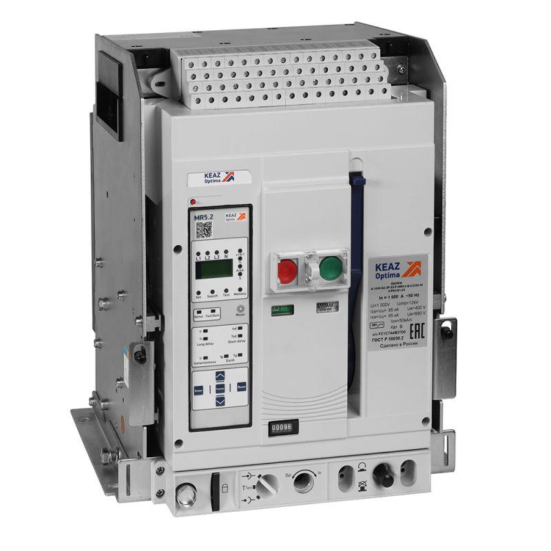Выключатель автоматический OptiMat A 400 S1 3P 50 D MR5.2 B C2200 M2 P05 S2 06 КЭАЗ 366225