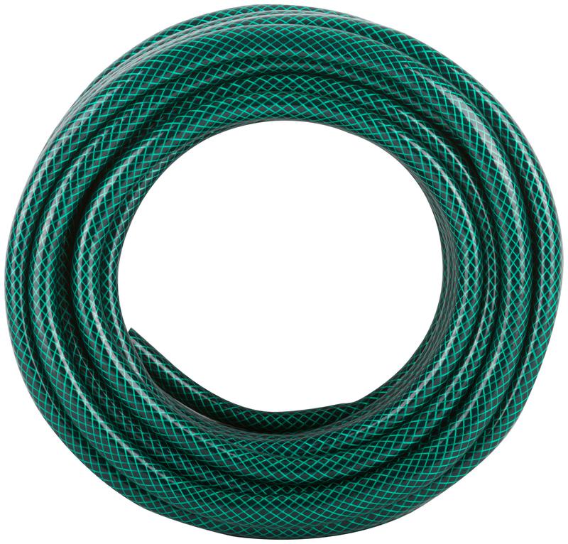 Шланг поливочный трехслойный армированный 1/2дюймх1.8ммх15м зел. КУРС 76304