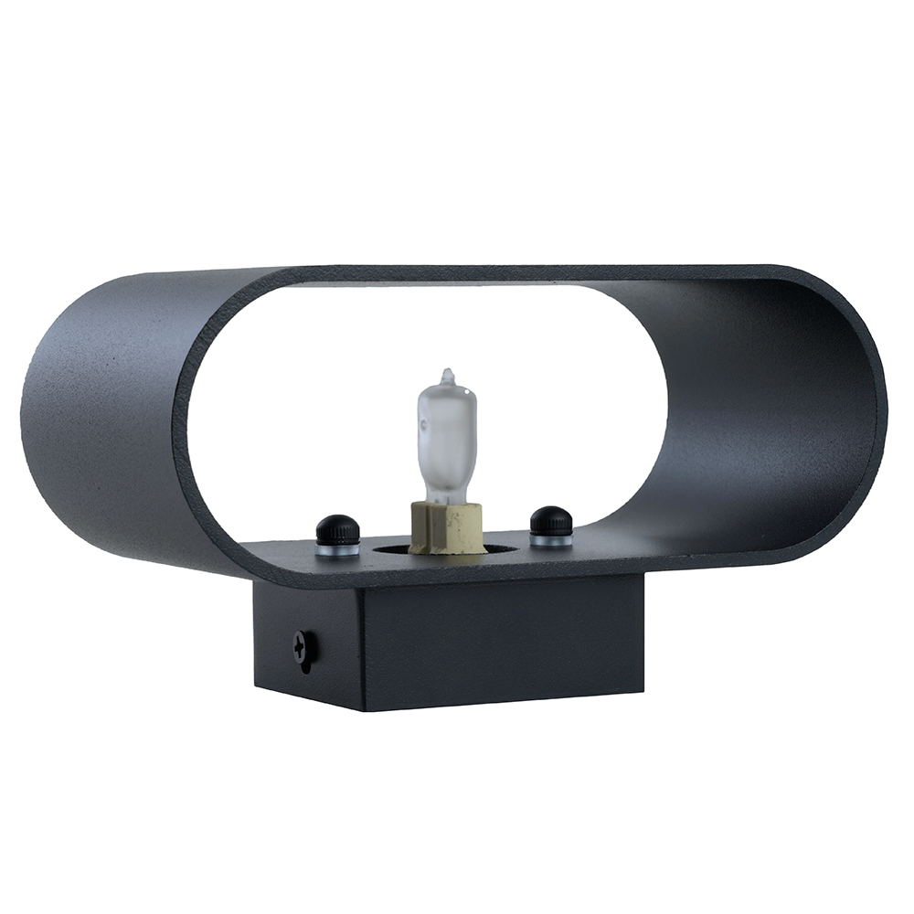 Светильник ДБО G9 без лампы черный