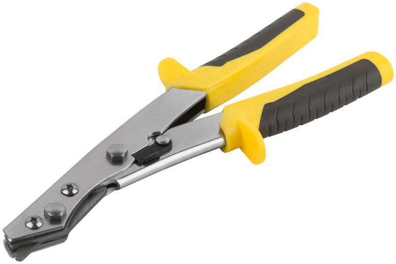 Ножницы по металлу просечные усиленные лезвия профи прорезиненные ручки 260мм FIT 41590