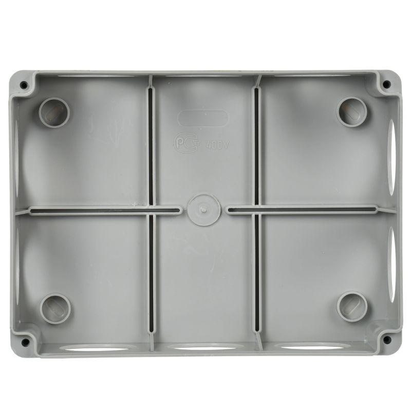 Коробка распаячная ОП 190х140х70 IP55 КМ41244 RAL7035 (10 гермовводов) IEK UKO11-190-140-070-K41-55